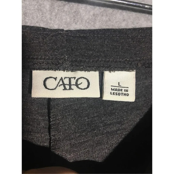 Womens Cato Trousers Leggings Dark Grey Wide Leg Business Casual Career Work - Picture 4 of 5